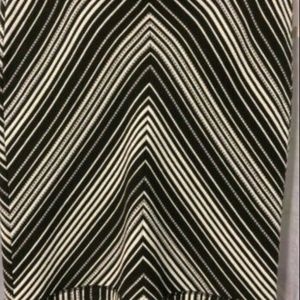 Worth Olive and Ivory Chevron skirt & Wrap